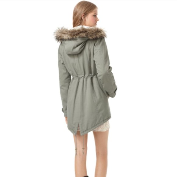 AMERICAN RAG Green Utility Military Style Parka - Picture 2 of 10